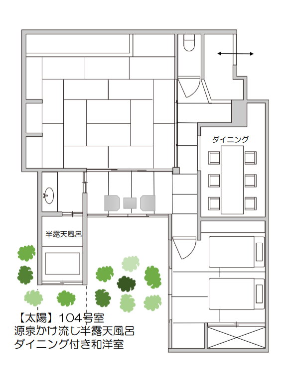 客室平面図