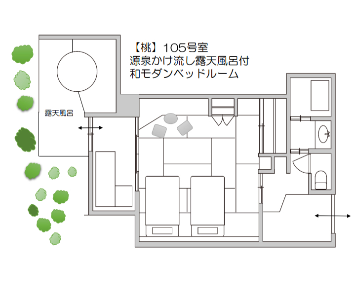 客室平面図