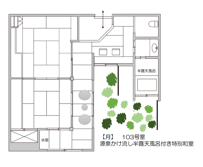 客室平面図