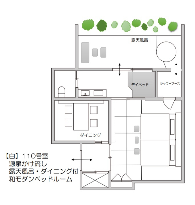 客室平面図