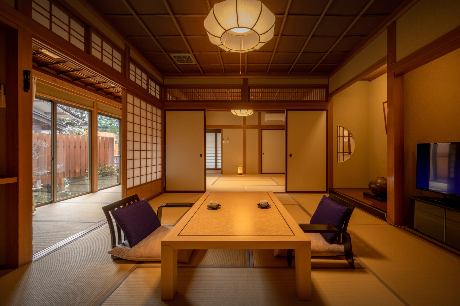 Special Japanese-Style Room with Semi-Open-Air Onsen Bath (Tsuki) - Non-Smoking